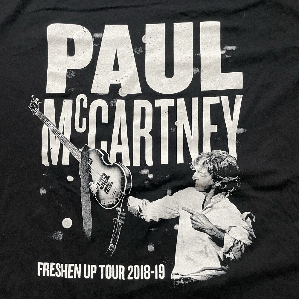 Paul McCartney Freshen Up Concert Tour 2018 2019 Men's Shirt Tee Shirt Sz 2XL